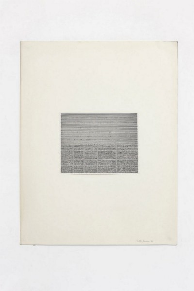 Partitura asemantica (Asemantic score), 1973, ink on paper, cm 65 X 50 (unframed)