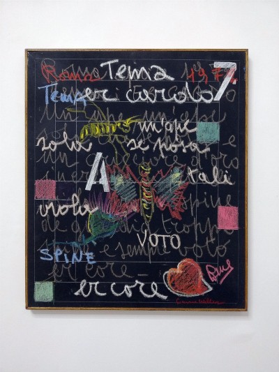 Er cardo, 1972, pastel on canvas, cm 65,5 x 55,5 (framed) 