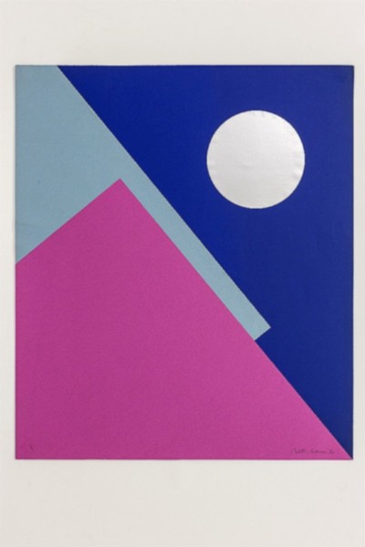 Esplorazione di cerchio e quadrato (Exploration of circle and square), 1969-72, collage on paper, cm 60 x 50