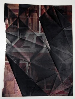 Painting on Magazines Advertisement. Untitled, 2010, magazine paper, acrilic painting, spraypaint, cm 30 x 20