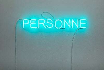 Personne, 2019, neon light, cm 10 x 70