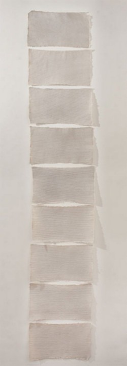 Impressione,
2012,
dry-print on handmade paper,
cm 345 x 60