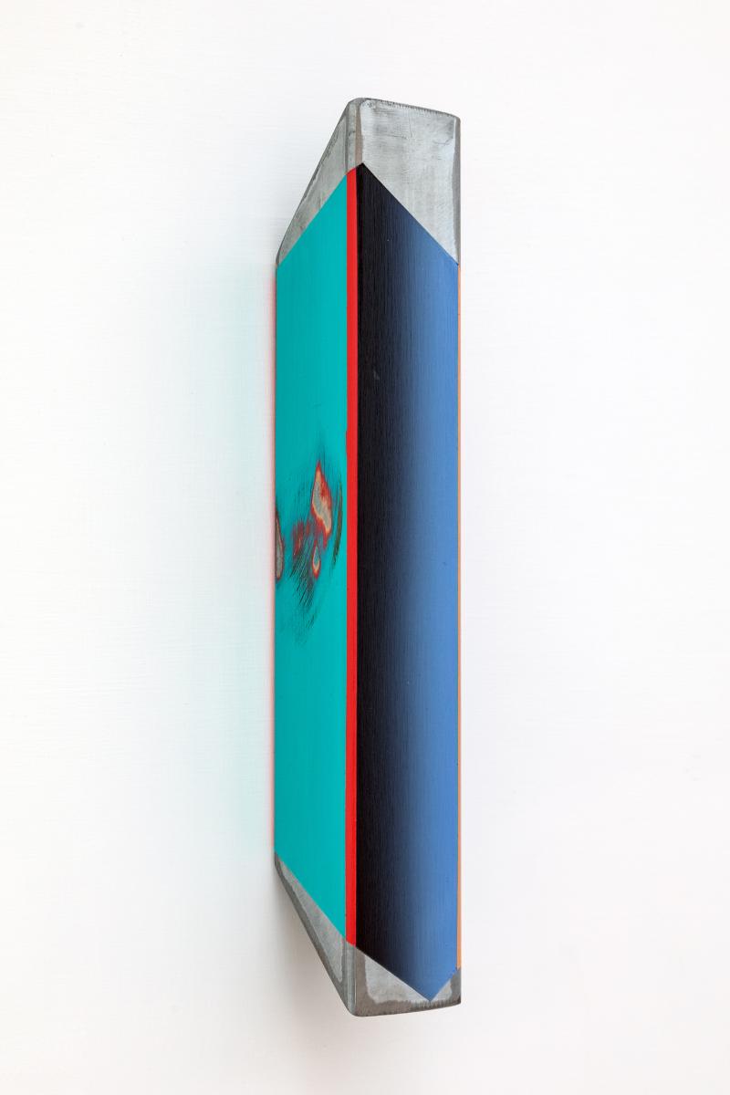 Dettaglio n.3, 2021, acrylic on galvanized iron, cm 25,5 x 4 x 4
