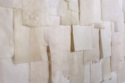 Respiro,
2012,
handmade Japanese paper, nonwoven fabric, dimensions variable,
detail
photo credit: Christian Rizzo