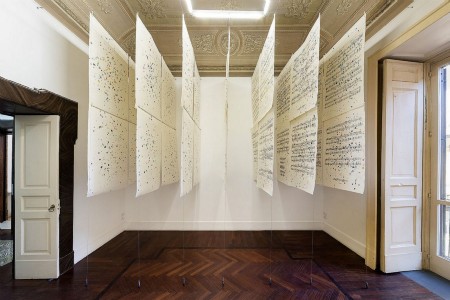 Maxime Rossi, Un ruscello di ombre, 2019, exhibition view