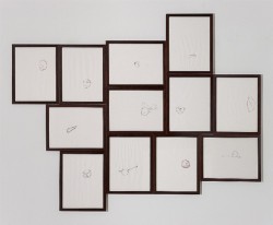 Senza titolo,
2012,
drawings on paper,
cm 30 x 20,
cm 20 x 30 (each)