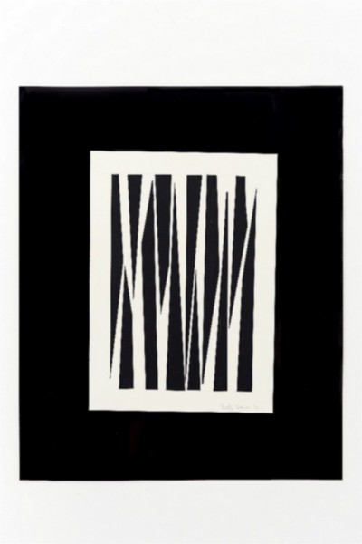 Giochi prospettici (Games of perspective), 1972, collage on paper, cm 60 x 50