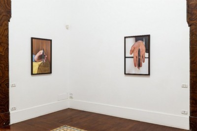 Antonio Della Guardia, La luce dell'inchiostro ottenebra, 2018, exhibition view
