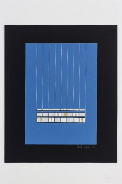 Finestre di cielo (Windows of sky), 1972, collage and acrylic on paper, cm 60 x 50 