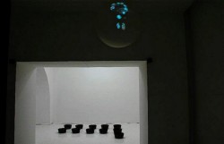 Katja Loher,
Where will the stars live?,
2007,
video sculpture, projection on rubber balloon,
10'46''(loop)