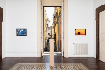La metafora dell'arciere, 2020, exhibition view, photo: Danilo Donzelli