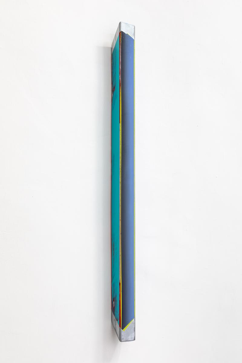Dettaglio n.6, 2021, acrylic on galvanized iron, cm 69,5 x 4 x 4
