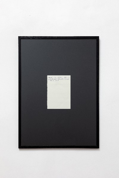 Papapaparola (Il fuoco e il racconto), 2019, collage, book cuttings on paper, cm 70 x 50