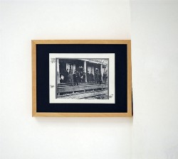 Magdalo Mussio,
Senza titolo,
1978,
mixed media on photography,
cm 32,5 x 42,5 (framed)