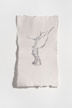 Senza titolo #1,
2012,
dry-print on handmade paper, stamp,
cm 59 x 34