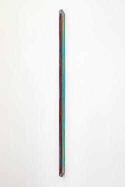 Dettaglio n.4, 2021, acrylic on galvanized iron, cm 114 x 3 x 3
