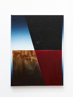 Fuga n.18, 2020 - 2021, acrylic on canvas, cm 30 x 20