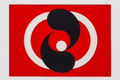 Yin - Yang, 1969, collage on paper, cm 50 x 70