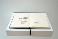 Artist book (The Moon shall never take my Voice), 2010-2011, mixed media on paper, cm 30 x 20 , 280 pages